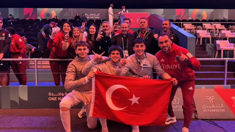 Türkiye Riyad'daki İslami Dayanışma Oyunları'nda 3 Eskrim Madalyası Kazandı