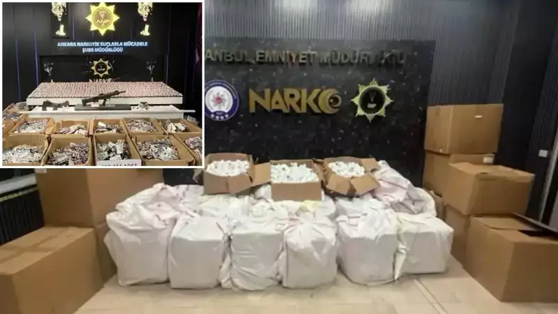 Türkiye'de Dev Uyuşturucu Operasyonu: 1.9 Milyon Hap Ele Geçirildi