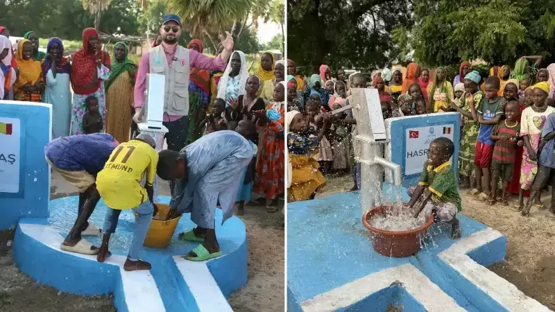 UHVED Derneği Çad'da Su Kuyuları ve Yardımlarla Binlerce Kişiye Umut Oldu