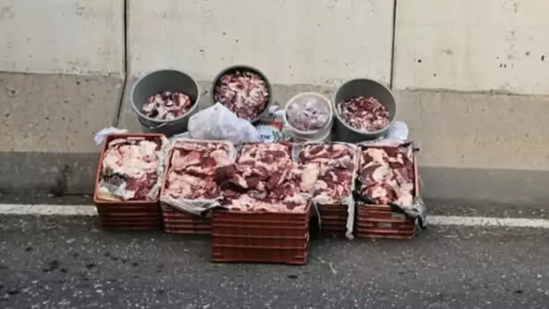 Viranşehir'de 1 Ton Kaçak Et Ele Geçirildi!