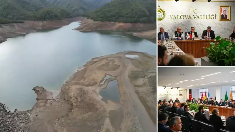 Yalova'da Su Krizi: Gökçe Barajı'nda Su Seviyesi %8'e Düştü