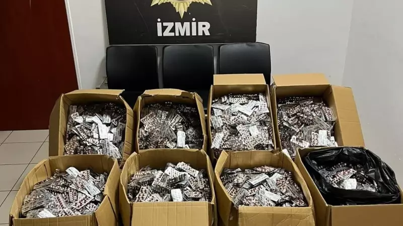 İzmir'de Uyuşturucu Operasyonu: 168 Bin 448 Hap Ele Geçirildi