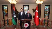 Bakan Güler, Libya Ulusal Ordusu Komutan Yardımcısı Hafter'i Kabul Etti