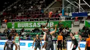 Bursaspor, Cholet Basket'e deplasmanda 109-77 mağlup oldu