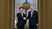 Cumhurbaşkanı Erdoğan, Güney Kore Cumhurbaşkanı Lee'yi Resmi Törenle Karşıladı