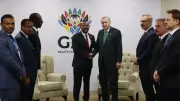 Cumhurbaşkanı Erdoğan Johannesburg'da İkili Temasları Başlattı