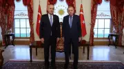 Cumhurbaşkanı Erdoğan, TBMM Başkanı Kurtulmuş'u Kabul Etti