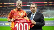 Galatasaray'da Mauro Icardi'ye 100. Maçında Özel Plaket
