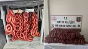 Hatay'da 120 Kg Kaçak Et Sucuğu Ele Geçirildi