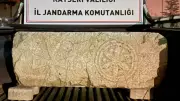 Kayseri'de Tarihi Eser Operasyonu: 6. Yüzyıla Ait Kapı Sövesi Ele Geçirildi