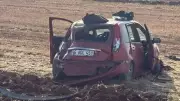 Mardin'de Feci Kaza: 4 Yaralı, Otomobil Tarlaya Uçtu