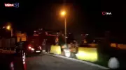 İnanılmaz Trafik Skandalı: Önce Ters Yöne Girdi, Sonra Bariyerde Asılı Kaldı!