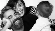 Neslihan Atagül ve Kadir Doğulu'dan İlk Aile Pozu