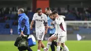 Trabzonspor'da Edin Visca Sakatlandı! Festy Ebosele Kırmızı Kart Gördü