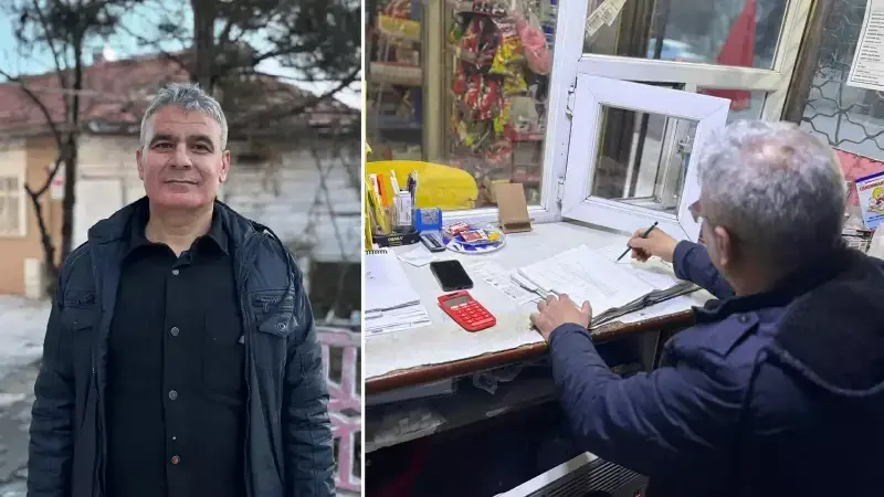 35 Yıllık Bakkalın Veresiye Defterini Genç Çift Kapattı