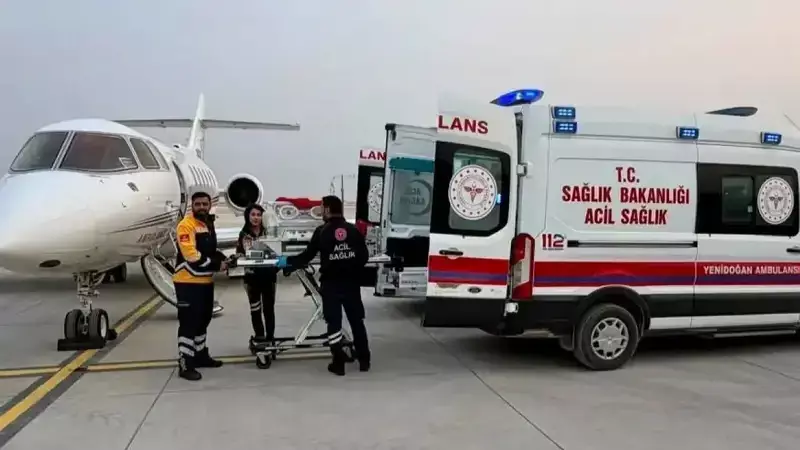 6 Günlük Bebek Ambulans Uçakla İstanbul'a Sevk Edildi
