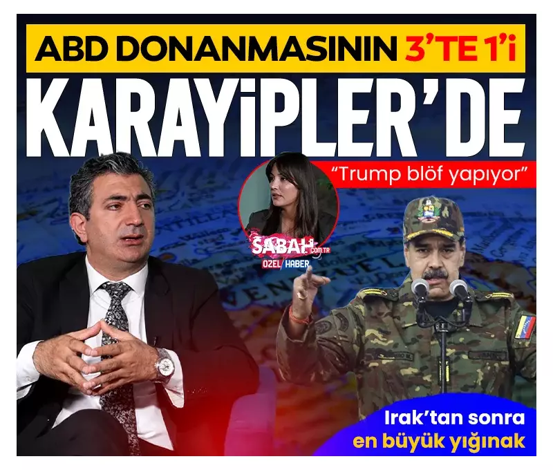 ABD B-52'leri Venezuela'da! Karayipler'de ABD Donanması Alarmda