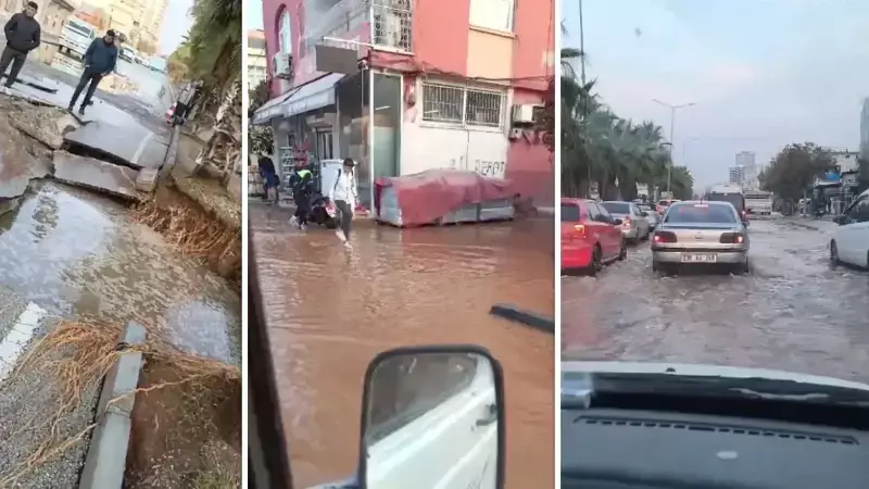 Adana'da Su Borusu Patladı: 3 Mahalle Sular Altında Kaldı