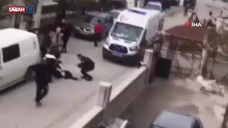 Aksaray'da Kayınpeder Damadını Bıçakla Ağır Yaraladı: Olay Anları Kamerada