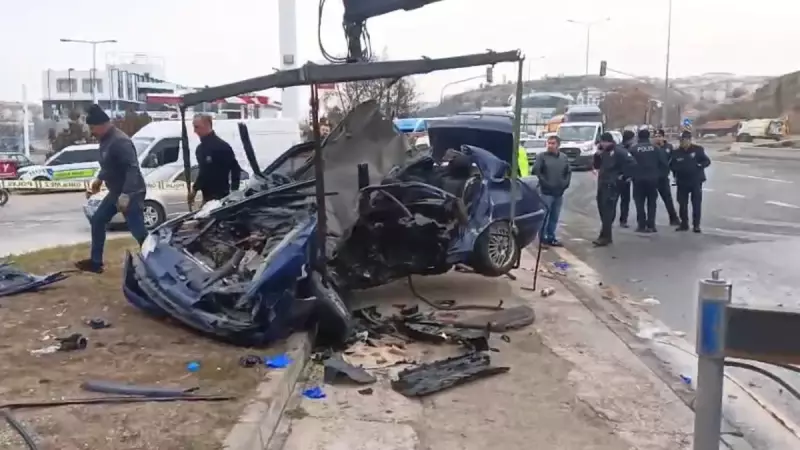 Ankara Mamak'ta Feci Kaza: 1 Ölü, 3 Yaralı