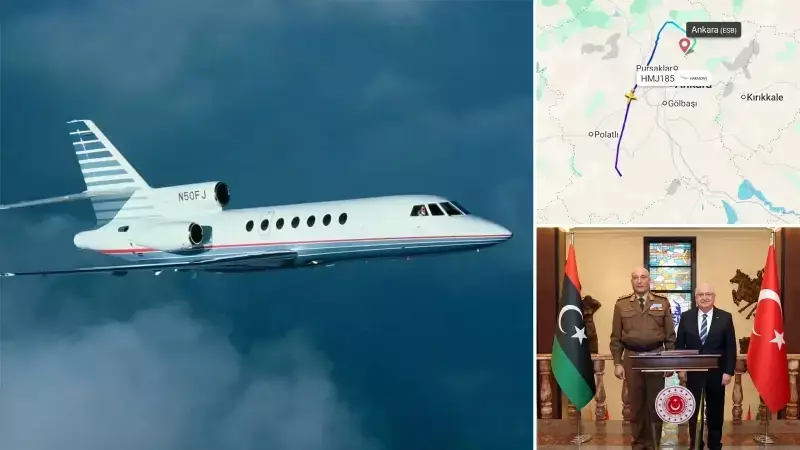 Ankara'da Libya Genelkurmay Başkanı'nın Uçağı ile Radar Bağlantısı Kesildi