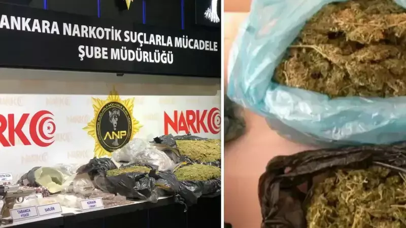 Ankara'da Narkogüç Operasyonu: 35 Kilo Esrar ve 249 Bin TL Ele Geçirildi