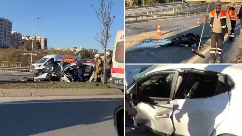 Başakşehir'de Feci Kaza: 1 Ölü, 2 Ağır Yaralı