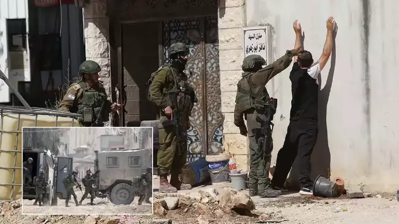 Batı Şeria'da İsrail Baskınları: 40 Gözaltı, Tahrip ve Kötü Muamele