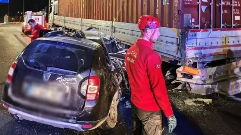 Bilecik Bozüyük'te Feci Kaza: Otomobil Arızalı TIR'a Çarptı, 1 Ölü