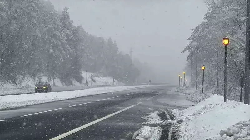 Bolu Dağı'nda Kar Kalınlığı 30 Santimetreyi Buldu, Karayolları Teyakkuzda