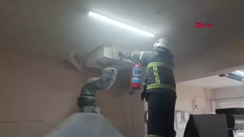 Burdur'da Restoran Bacası Alev Aldı: Yangın Büyümeden Söndürüldü