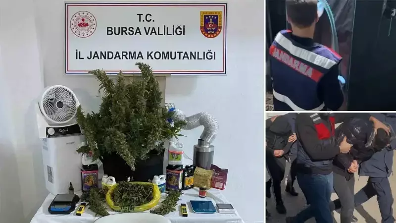 Bursa'da Şok Operasyonlar: 3 İlçede Uyuşturucu Fabrikaları Çökertildi