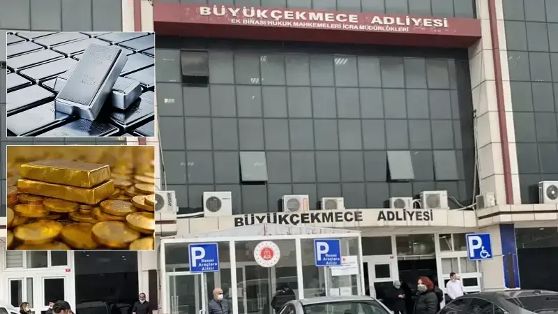 Büyükçekmece Adliyesi'nde 150 Milyon TL Değerinde Altın ve Gümüş Kayboldu