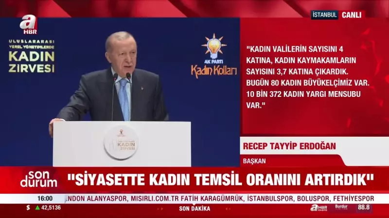 Cumhurbaşkanı Erdoğan: Kadının Olduğu Yerde Huzur Olur