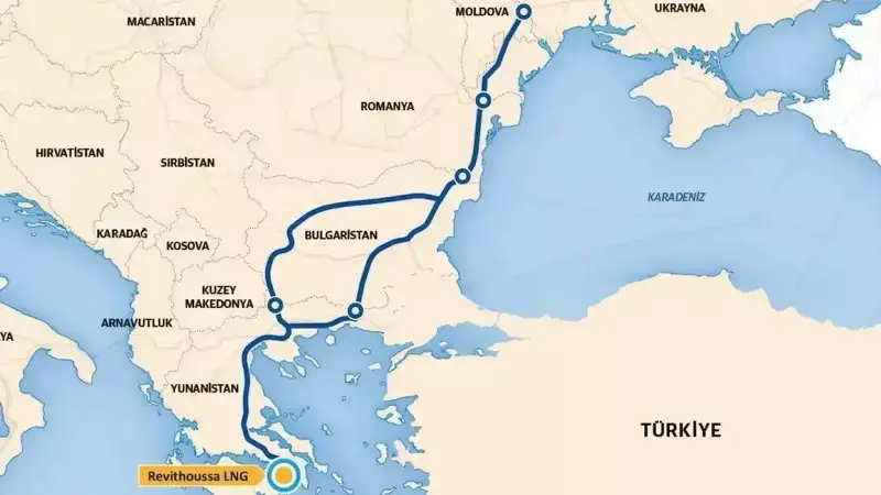 Dikey Gaz Koridoru Projesi Çöktü: Yunanistan'ın Enerji Merkezi Hayali Suya Düştü