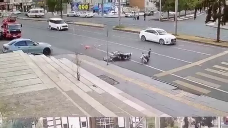 Diyarbakır'da Feci Kaza: Yaya Kadına Motosiklet Çarptı, 2 Yaralı