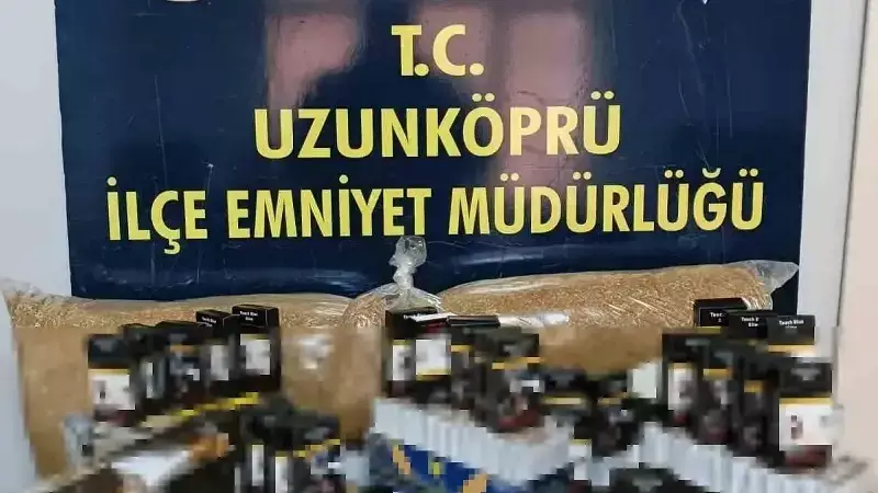 Edirne'de Kaçak Sigara ve Makaron Operasyonu: 4.540 Adet Ele Geçirildi