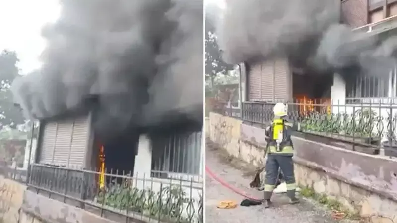 Eskiçeşme'de Tartışma Sonrası Ev Kundaklandı: İtfaiye Müdahalesi