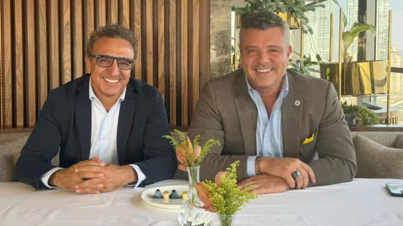 Fenerbahçe Başkanı Sadettin Saran, Chobani CEO'su Hamdi Ulukaya ile Görüştü