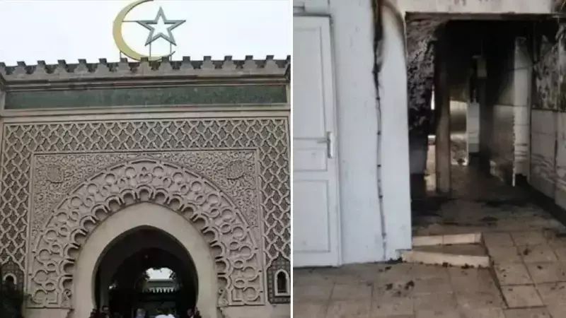 Fransa'da Cami Kundaklama Girişimi: Grenoble'da Yangın Çıktı