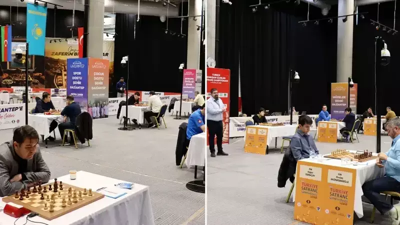 Gaziantep'te 2025 Türkiye ve Türk Dünyası Satranç Şampiyonası Heyecanı