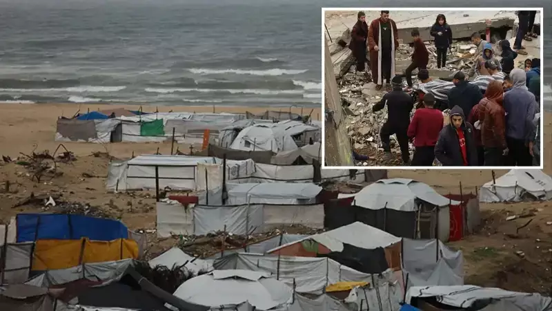 Gazze'de Soğuk Hava Felaketi: 25 Can Kaybı, Çadırların %90'ı Yok