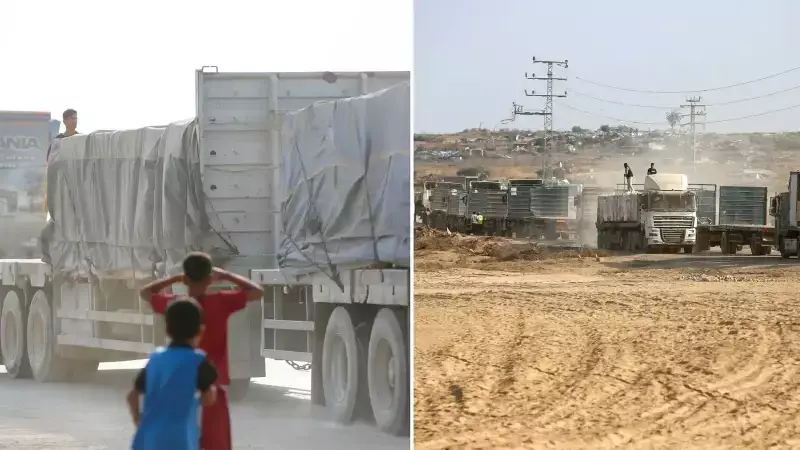 Gazze'de İsrail 73 Günde 26 Bin Yardım Tırını Engelledi