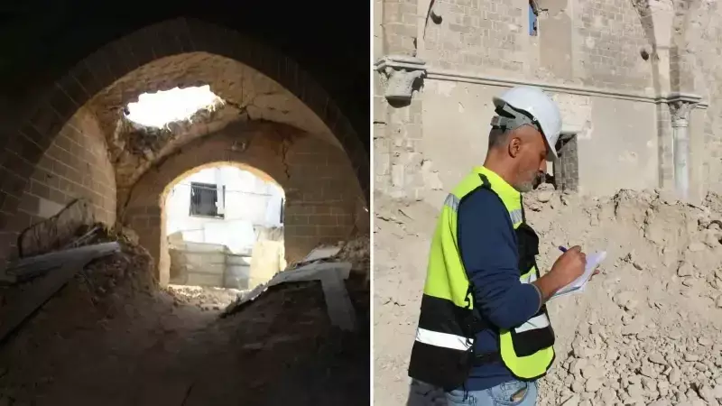 Gazze'deki Tarihi Büyük Ömer Camii Restorasyonu Başladı