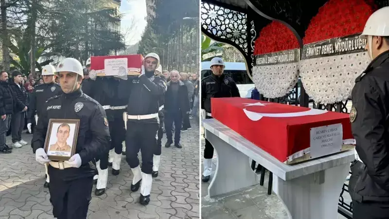 Giresun'da Trafik Kazasında Hayatını Kaybeden Hüsrev Çoban (35) Toprağa Verildi