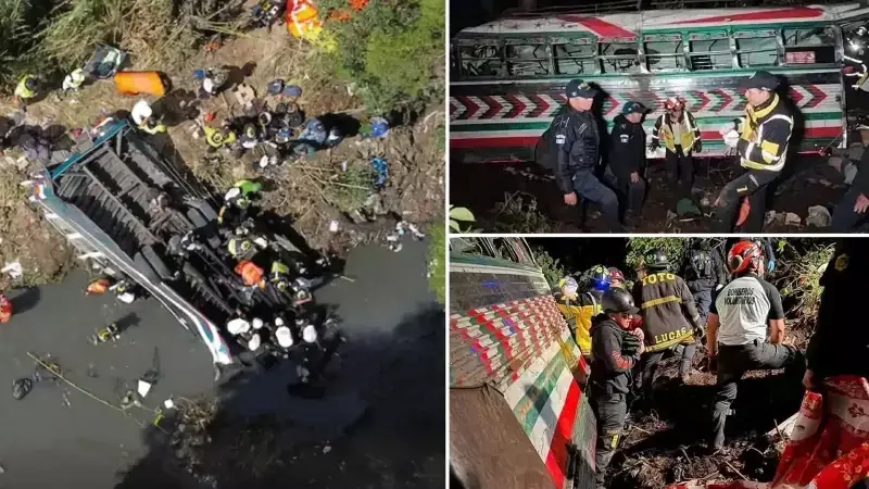 Guatemala'da Otobüs Uçuruma Yuvarlandı: 15 Ölü, 19 Yaralı