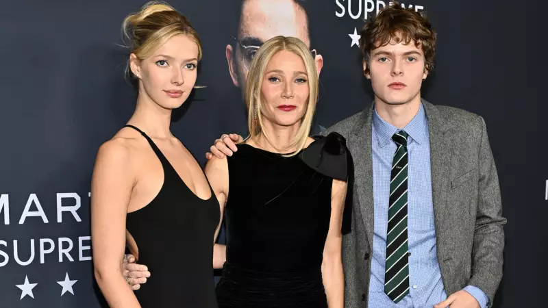 Gwyneth Paltrow İlk Kez İki Çocuğuyla Kırmızı Halıda