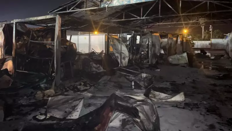 Hatay'da Eğitim Konteynerlerinde Yangın: 6 Birim Kullanılamaz Hale Geldi