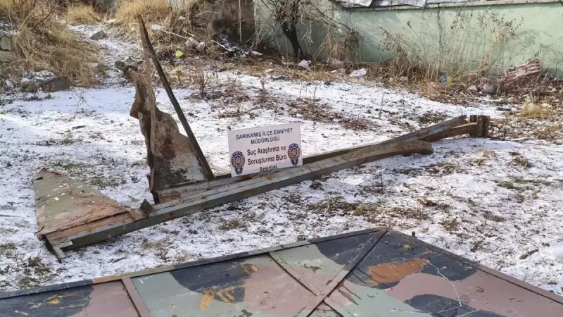 Kars'ta Askeri Depodan Hurda Çaldılar: 2 Şüpheli Tutuklandı