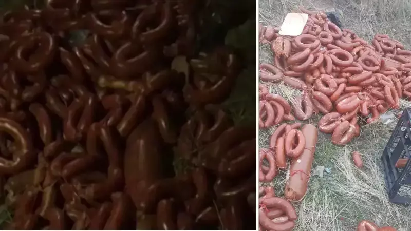 Karşıyaka'da Boş Araziye Atılan Et Ürünleri İncelemede